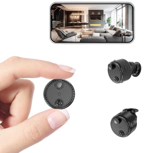 HYCENCY Mini Kamera WLAN Überwachungskamera 4K Live Übertragung Handy WiFi Kleine Kabellos Videoüberwachung für Innen mit Aufzeichnung App-Steuerung Akku Bewegungsmelder Nachtsicht Cloud-Speicher HYCENCY Mini Kamera WLAN Überwachungskamera 4K Live Übertragung Handy WiFi Kleine Kabellos Videoüberwachung für Innen mit Aufzeichnung App-Steuerung Akku Bewegungsmelder Nachtsicht Cloud-Speicher von HYCENCY