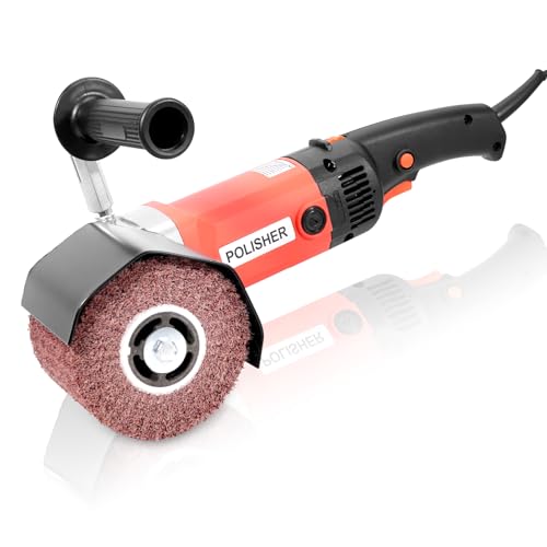 HYCHIKA 1400W Satiniermaschine, Bürstenschleifer zur Renovierung von Oberflächen, Holz Renovierungsschleifer 8 Gänge Variabler Drehzahlbereich 600-3600RPM, Metall Schleifmaschine Bürstmaschine HYCHIKA 1400W Satiniermaschine, Bürstenschleifer zur Renovierung von Oberflächen, Holz Renovierungsschleifer 8 Gänge Variabler Drehzahlbereich 600-3600RPM, Metall Schleifmaschine Bürstmaschine von HYCHIKA BETTER TOOLS FOR BETTER LIFE