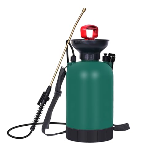 HYCHIKA Gartenspritze Drucksprüher 5L, Unkrautspritze 5 Ltr, Pumpspritz, Sprühflasche Garten, Einstellbare Düse, mit Überdruckventil, für Garten, Rasen, Bewässerung und Pflanzenpflege von HYCHIKA BETTER TOOLS FOR BETTER LIFE
