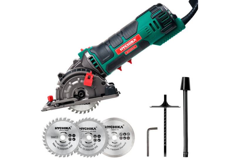HYCHIKA Mini-Handkreissäge HYCHIKA Mini Circular Saw Hand-Held Circular Saw, 1-St. von HYCHIKA