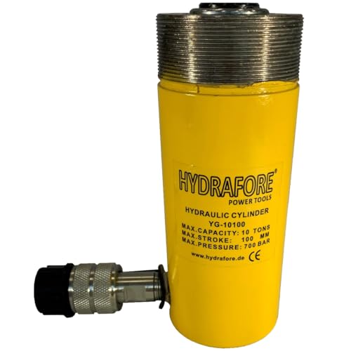 Einzelwirkender Hydraulikzylinder mit Kragengewinde (10T-100mm) (YG-10100CT) von HYDRAFORE
