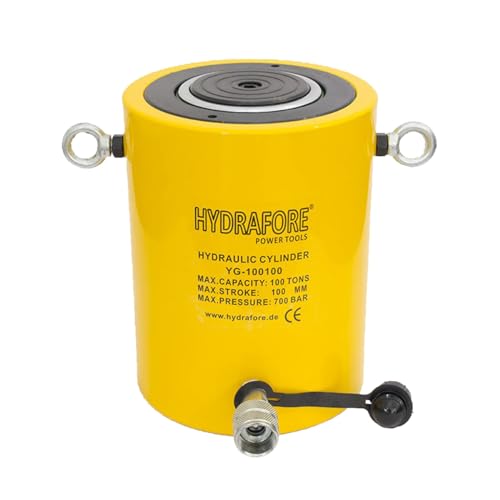 Einzelwirkender Hydraulikzylinder (100 Ton, 100 mm) (YG-100100) von HYDRAFORE
