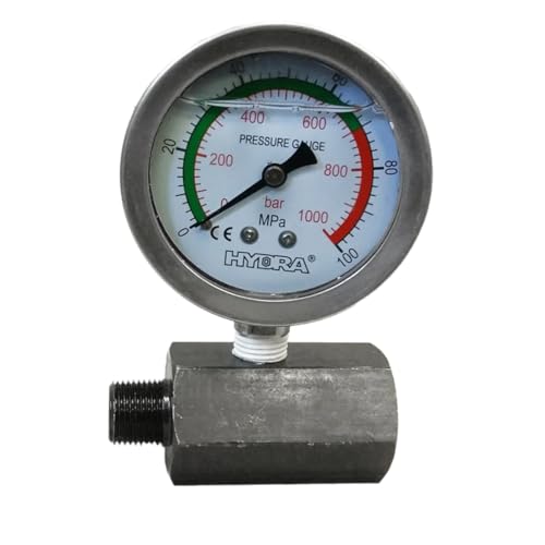 Manometer mit Stand 800 Bar - 63 mm (SPG60) von HYDRAFORE