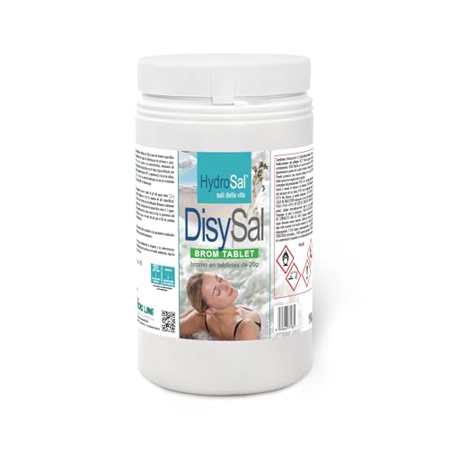 Langsames Brom in Tabletten zu 20 g - DisySal Brom Tablet 1 kg für Pool und Whirlpool von HYDROSAL