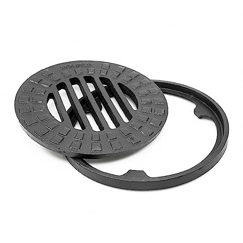 HYDROTEC Hof-Aufsatz Hofablauf Muldenform rund 38cm von HYDROTEC