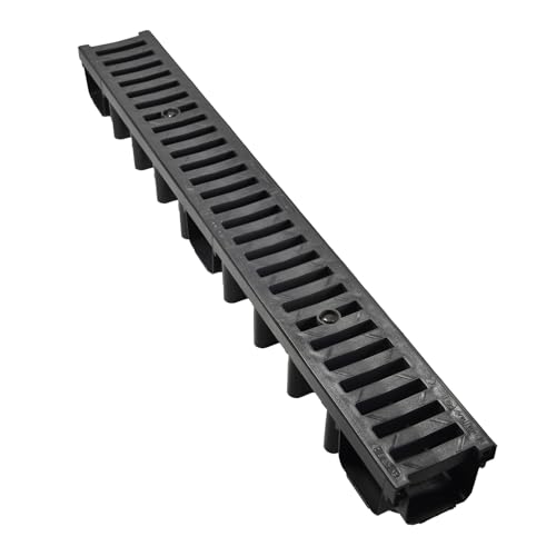 HYDROTEC Kunststoff Entwässerungsrinne SELFline Klasse B125 1 Meter von HYDROTEC