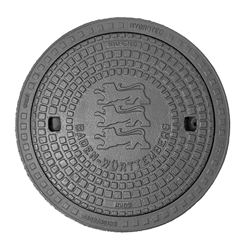 HYDROTEC Schachtabdeckung Länderwappen 50kN (Baden-Württemberg) von HYDROTEC