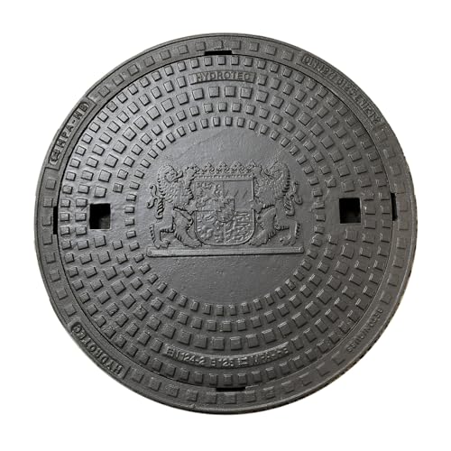 HYDROTEC Schachtabdeckung Länderwappen B125 (Bayern (Löwen)) von HYDROTEC