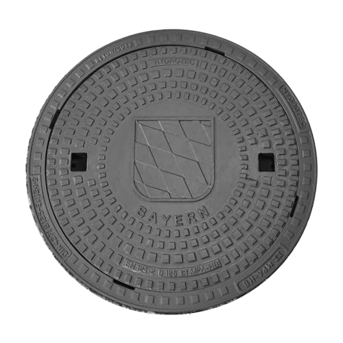 HYDROTEC Schachtabdeckung Länderwappen B125 (Bayern (Raute)) von HYDROTEC