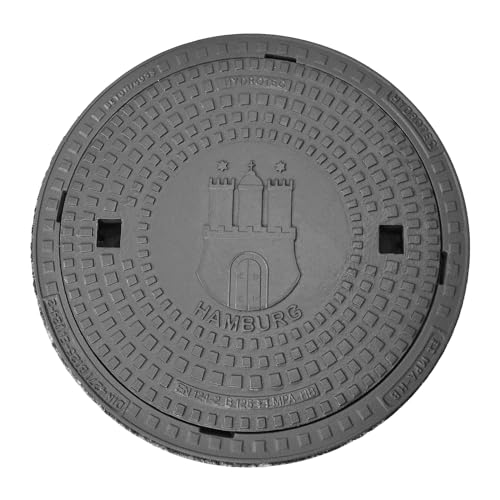 HYDROTEC Schachtabdeckung Länderwappen B125 (Hamburg) von HYDROTEC