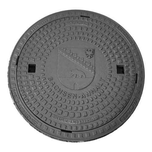 HYDROTEC Schachtabdeckung Länderwappen B125 (Sachsen-Anhalt) von HYDROTEC