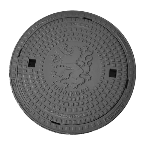 HYDROTEC Schachtabdeckung Länderwappen B125 (Thüringen) von HYDROTEC