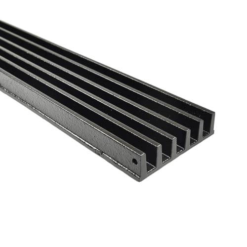 HYDROline Design Entwässerungsrinne ultraflach Guss 1 m Element von HYDROTEC
