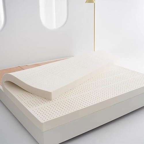 HYDTGZ Latexmatratze, 2,5/3,5/5/7/10 cm Naturlatexmatratze, Queensize Matratze, Naturkautschukmatratze Zur Linderung von Schulter und Rückenschmerzen, Schlafzimmermatratze,200 * 220 * 5cm HYDTGZ Latexmatratze, 2,5/3,5/5/7/10 cm Naturlatexmatratze, Queensize Matratze, Naturkautschukmatratze Zur Linderung von Schulter und Rückenschmerzen, Schlafzimmermatratze,200 * 220 * 5cm von HYDTGZ