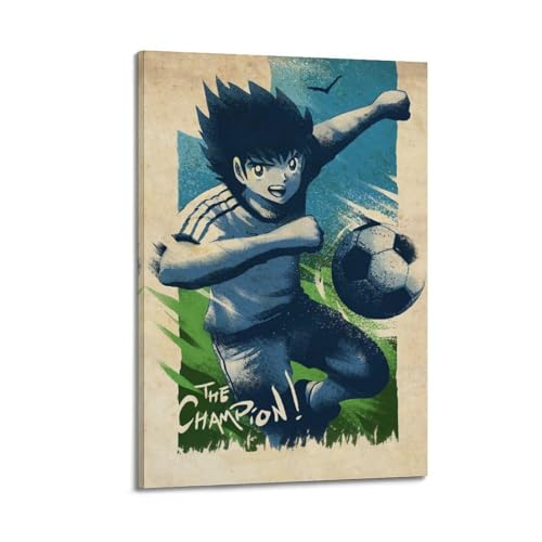 HYEDHGD Captain Tsubasa Poster, Vintage-Kunst, Raumdekoration, ästhetisches Poster für Schlafzimmer, Wohnzimmer, Wände, ästhetisches Poster, 20 x 30 cm, Rahmenstil HYEDHGD Captain Tsubasa Poster, Vintage-Kunst, Raumdekoration, ästhetisches Poster für Schlafzimmer, Wohnzimmer, Wände, ästhetisches Poster, 20 x 30 cm, Rahmenstil von HYEDHGD