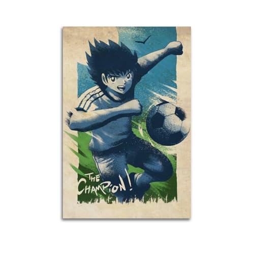 HYEDHGD Captain Tsubasa Poster, Vintage-Kunst, Raumdekoration, ästhetisches Poster für Schlafzimmer, Wohnzimmer, Wände, ästhetisches Poster, 40 x 60 cm, ungerahmter Stil HYEDHGD Captain Tsubasa Poster, Vintage-Kunst, Raumdekoration, ästhetisches Poster für Schlafzimmer, Wohnzimmer, Wände, ästhetisches Poster, 40 x 60 cm, ungerahmter Stil von HYEDHGD