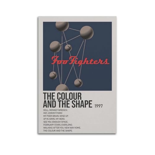 HYEDHGD MJIFEI Poster "The Color And The Shape" von Foo Fighters, Vintage-Kunst, Raumdekoration, ästhetisches Schlafzimmer-Poster für Schlafzimmer, 40 x 60 cm, ungerahmter Stil HYEDHGD MJIFEI Poster "The Color And The Shape" von Foo Fighters, Vintage-Kunst, Raumdekoration, ästhetisches Schlafzimmer-Poster für Schlafzimmer, 40 x 60 cm, ungerahmter Stil von HYEDHGD