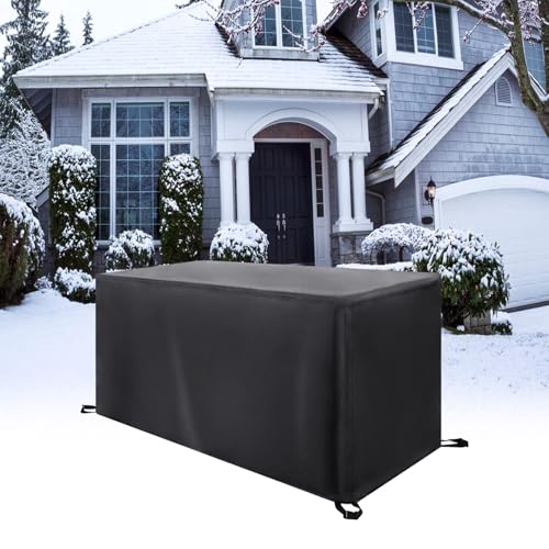 HYFBH Schutzhülle Gartenmöbel Winterfest 215x95x35cm/LxWxH Gartenmöbel Abdeckung Wasserdicht, Abdeckungen für Gartenmöbel Anti-UV Abdeckplane Gartenmöbel Plane Gartenmöbel Wasserdicht Gartentisch von HYFBH