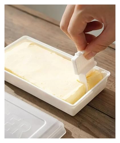 Butterdose Mit Deckel 1 Stück Butterdose mit Deckel, Butter-Frischhaltebox mit Cutter Slicer, Butterbox for die Arbeitsplatte, for die Käseaufbewahrungsbox zu Hause Fur Butter von HYFEUOKF