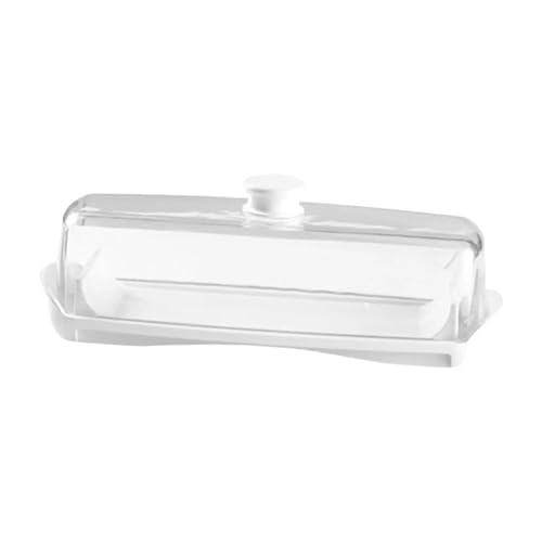 Butterdose Mit Deckel Butterdose for die Küche mit Deckel, leicht zu reinigen, Küchenorganisation, Butterbehälter for Backen, Kühlschrank, Zimmer, Nüsse Fur Butter(Clear) von HYFEUOKF