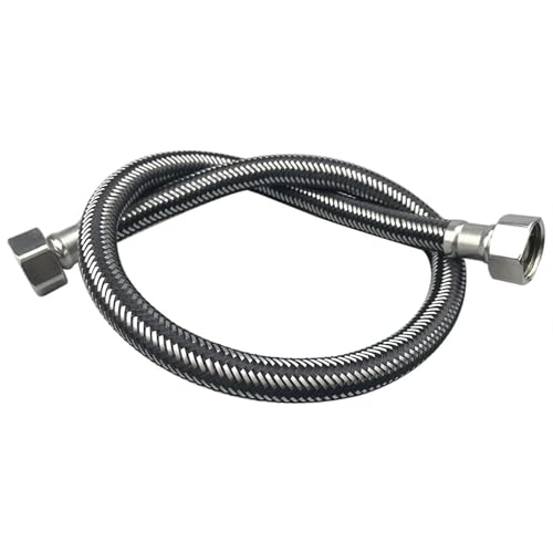 HYFEUOKF Duschschlauch 50 cm Edelstahl Bad Küche Warmwasserbereiter Schlauch Flexible Brauseschlauch Heizung Wasserkopf Sanitär Rohr Schlauch for Home Hotel FüR Badewanne HYFEUOKF Duschschlauch 50 cm Edelstahl Bad Küche Warmwasserbereiter Schlauch Flexible Brauseschlauch Heizung Wasserkopf Sanitär Rohr Schlauch for Home Hotel FüR Badewanne von HYFEUOKF