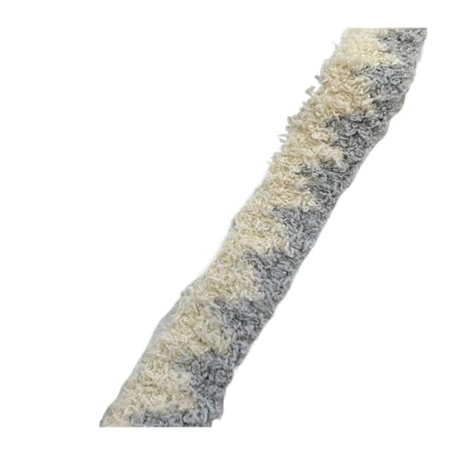 HYFEUOKF Gurtband 2 cm breites Patchwork-Mix-Farb-Tweed-Spitzen-Wollschlaufengarn, handgefertigt, DIY-Kleidung, dekorative Accessoires, Bindung, Gurtband Fur Taschen(NO.1-Size 2x90cm) von HYFEUOKF