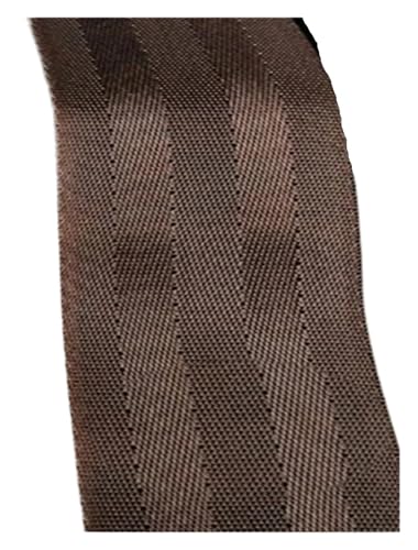 HYFEUOKF Gurtband Gurtband 20 mm 38 50 Nylonband Sicherheitsgurt Computer Jacquardband Outdoor Rucksack Taschenteile Schwarz Braun Fur Taschen(Brown 50mm) von HYFEUOKF