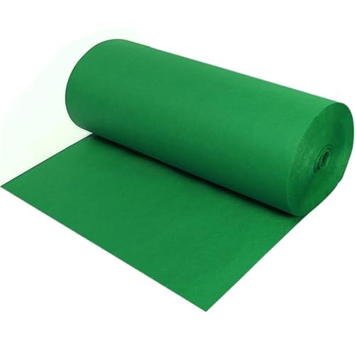 HYFEUOKF Hochzeitsteppich Hochzeits-Gehweg-Teppich Anti-Rutsch-Hochzeit Multi Color Teppich Zeremonie Party Bühnenteppich Hochzeitsteppich FüR Hochzeits(Green,12M_1.2M) von HYFEUOKF