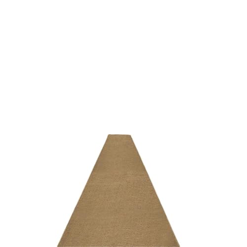 HYFEUOKF Hochzeitsteppich Hochzeitsgangteppich, Jute, rustikaler Sackleinen-Tischläufer mit Fransenrand, Laufstegteppich for Hochzeitspartys, Brautparty-Dekor FüR Hochzeits(Tassel B,3.0 Meter_90CM) von HYFEUOKF