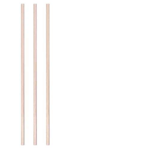 HolzstäBchen 3-30 teile/los Durchmesser 3-12mm Balsaholz Runde Sticks for DIY Flugzeug/Boot Modell Gebäude Zubehör holz Dübel for Crafting 10-50cm Fur Basteln(10x500mm-3pcs) von HYFEUOKF