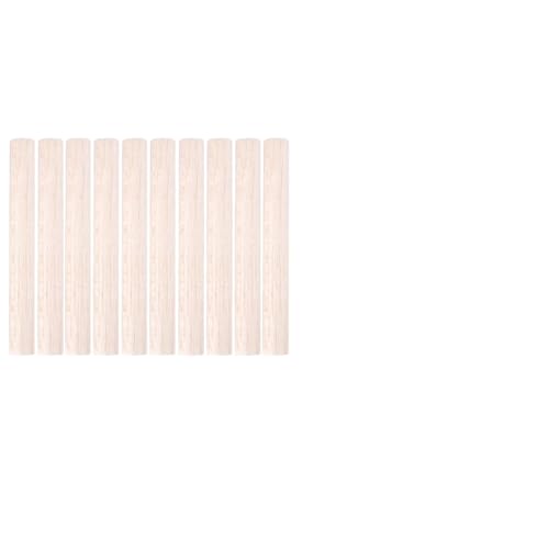 HolzstäBchen 3-30 teile/los Durchmesser 3-12mm Balsaholz Runde Sticks for DIY Flugzeug/Boot Modell Gebäude Zubehör holz Dübel for Crafting 10-50cm Fur Basteln(12x100mm-10pcs) von HYFEUOKF