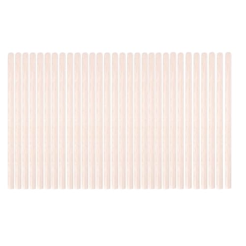 HolzstäBchen 3-30 teile/los Durchmesser 3-12mm Balsaholz Runde Sticks for DIY Flugzeug/Boot Modell Gebäude Zubehör holz Dübel for Crafting 10-50cm Fur Basteln(3x100mm-30pcs) von HYFEUOKF