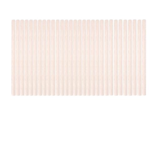 HolzstäBchen 3-30 teile/los Durchmesser 3-12mm Balsaholz Runde Sticks for DIY Flugzeug/Boot Modell Gebäude Zubehör holz Dübel for Crafting 10-50cm Fur Basteln(5x100mm-30pcs) von HYFEUOKF