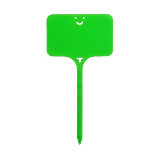 Pflanzenetiketten 200 STÜCKE Gartenpflanzenetiketten Marker Bunte Klassifizierung Sortierung Bonsai Zeichen Tag Ticket Kunststoff Schreibplatte Bord Karte Fur Outdoor Pflanzen(Green1) von HYFEUOKF