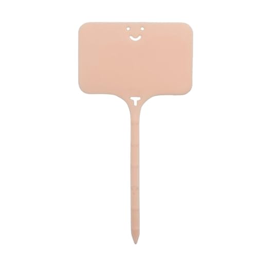 Pflanzenetiketten 200 STÜCKE Gartenpflanzenetiketten Marker Bunte Klassifizierung Sortierung Bonsai Zeichen Tag Ticket Kunststoff Schreibplatte Bord Karte Fur Outdoor Pflanzen(Pink1) von HYFEUOKF