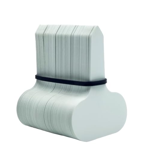 Pflanzenetiketten 200 STÜCKE Gartenpflanzenetiketten Marker Bunte Klassifizierung Sortierung Bonsai Zeichen Tag Ticket Kunststoff Schreibplatte Bord Karte Fur Outdoor Pflanzen(White) von HYFEUOKF