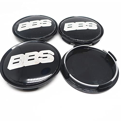 HYGGLY 4 Stück Nabendeckel Radnabenkappen, für BBS 63mm Felgendeckel Felgenkappen Radnabenabdeckung Wasserdicht Staubdicht Schmücken Zubehör,D von HYGGLY