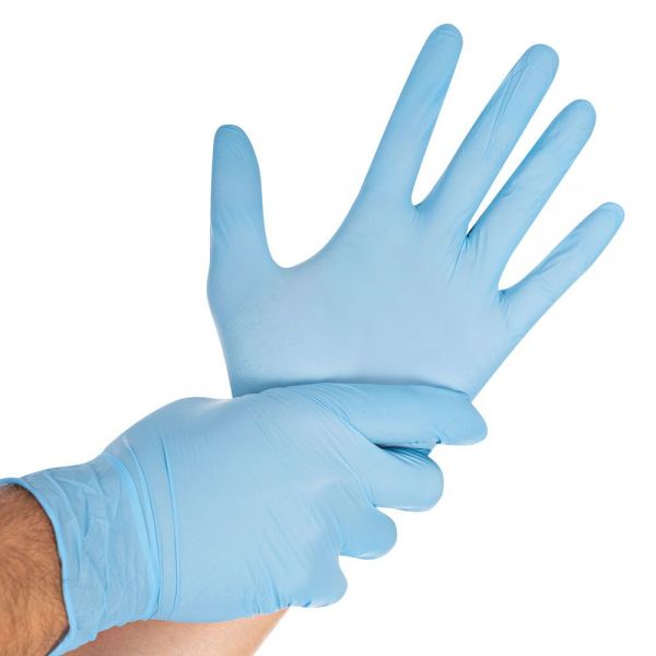 Hygostar Nitrilhandschuhe Safe Light - 4 Mil - Größe 7/S - 100 Stück von Hygostar