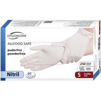HYGOSTAR Einmalhandschuhe ALLFOOD SAFE S weiß von HYGOSTAR