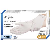 HYGOSTAR Einmalhandschuhe ALLFOOD SAFE M weiß von HYGOSTAR