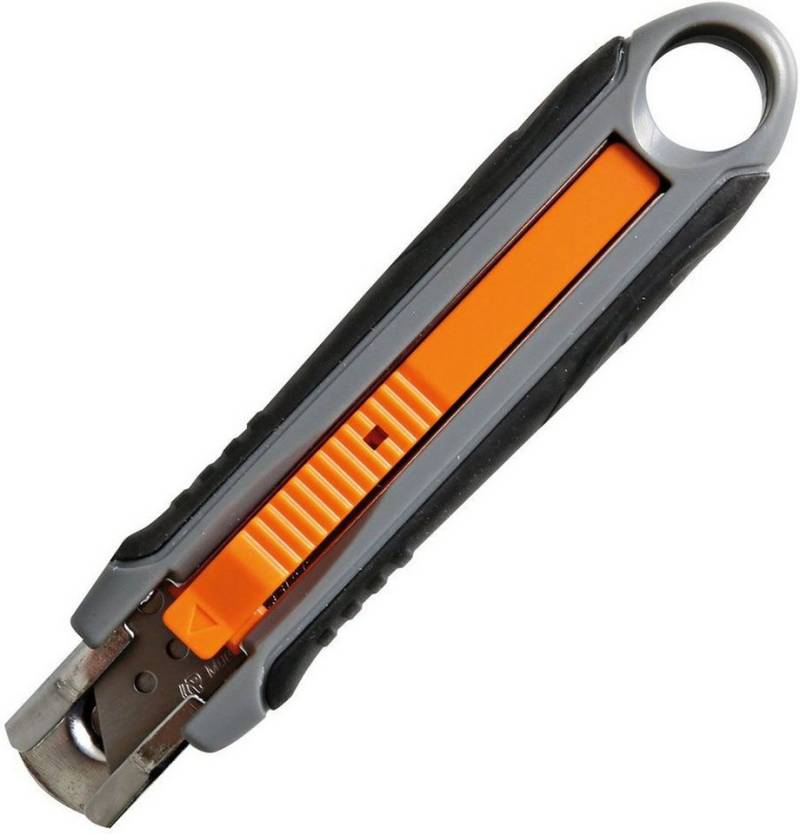 HYGOSTAR Cutter Sicherheitsmesser Profi Cutter 14cm grau. von HYGOSTAR