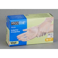 HYGOSTAR Einmalhandschuhe IDEAL M transparent von HYGOSTAR