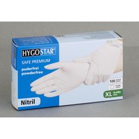 HYGOSTAR Einmalhandschuhe SAFE PREMIUM XL weiß von HYGOSTAR