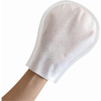 HYGOSTAR Einmal-Waschhandschuh SPUNLACE Einheitsgröße weiß von HYGOSTAR