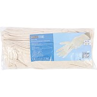 HYGOSTAR unisex Arbeitshandschuhe Nature weiß Größe 10, 24 St. von HYGOSTAR