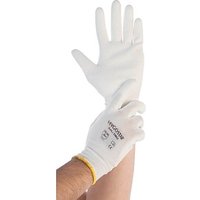HYGOSTAR unisex Arbeitshandschuhe Ultra Flex Hand weiß Größe 7, 12 Paar von HYGOSTAR