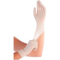 HYGOSTAR unisex Einmalhandschuhe ELASTIC weiß Größe L - 100 Stück von HYGOSTAR