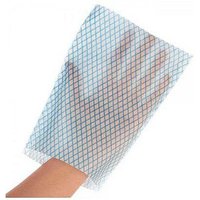 HYGOSTAR unisex Einmalwaschlappen RAUTE weiß Einheitsgröße, 50 St. von HYGOSTAR