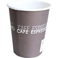 HYGOSTAR Einweg-Kaffeebecher 8 cm 0,2 l braun von HYGOSTAR