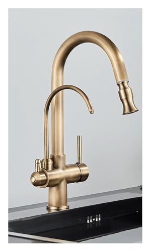 HYHJYMG Lampe Messing Filter Küchenarmatur Drehbar Ausziehbarer Auslauf Auslauf Doppelgriffe Gefiltert Mischbatterie Wasser Kompatibel mit Küche, Spüle Wasserhahn Kronleuchter HYHJYMG Lampe Messing Filter Küchenarmatur Drehbar Ausziehbarer Auslauf Auslauf Doppelgriffe Gefiltert Mischbatterie Wasser Kompatibel mit Küche, Spüle Wasserhahn Kronleuchter von HYHJYMG